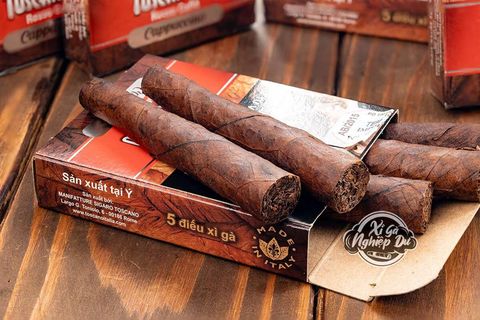 Cigar Mini Toscano Toscanello Rosso Caffe Cappuccino - Xì Gà Sữa Ý Chính Hãng