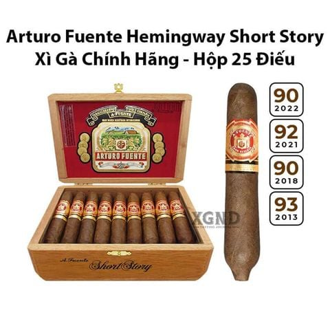 Cigar Arturo Fuente Hemingway Short Story - Xì Gà Dominica Chính Hãng