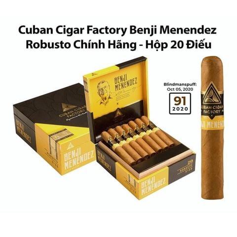 Cigar Cuban Cigar Factory Benji Menendez Robusto - Xì Gà Chính Hãng