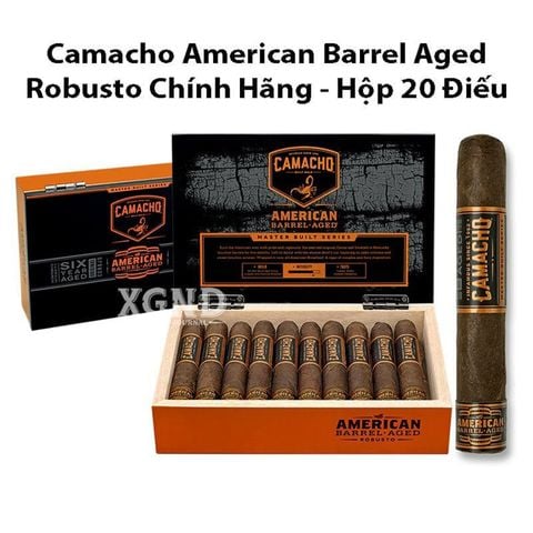 Cigar Camacho American Barrel Aged Robusto - Xì Gà Chính Hãng