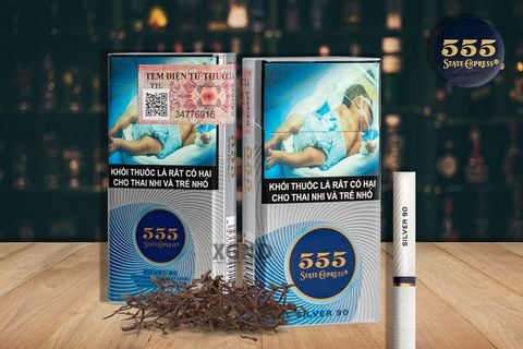 Thuốc Lá 555 State Express Silver 90 - Thuốc Lá Chính Hãng
