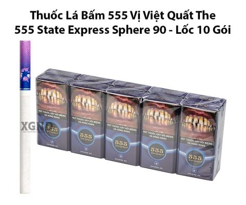 Thuốc Lá 555 State Express Sphere 90 - Thuốc Lá Bấm Việt Quất