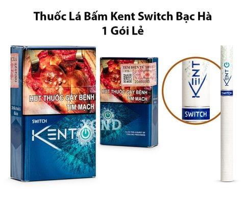 Thuốc Lá Kent Switch - Thuốc Lá Bấm Bạc Hà Chính Hãng