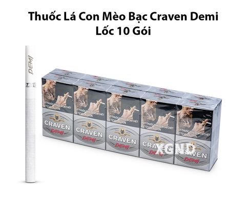 Thuốc Lá Con Mèo Bạc Craven Demi - Thuốc Lá Chính Hãng