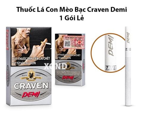 Thuốc Lá Con Mèo Bạc Craven Demi - Thuốc Lá Chính Hãng