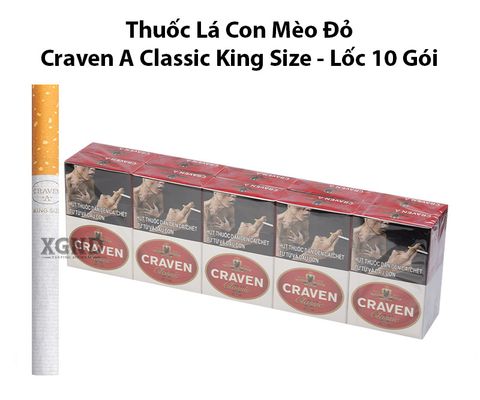 Thuốc Lá Con Mèo Đỏ Craven A Classic King Size - Thuốc Lá Chính Hãng