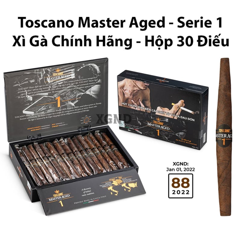 Cigar Toscano Master Aged Serie 1 - Xì Gà Chính Hãng