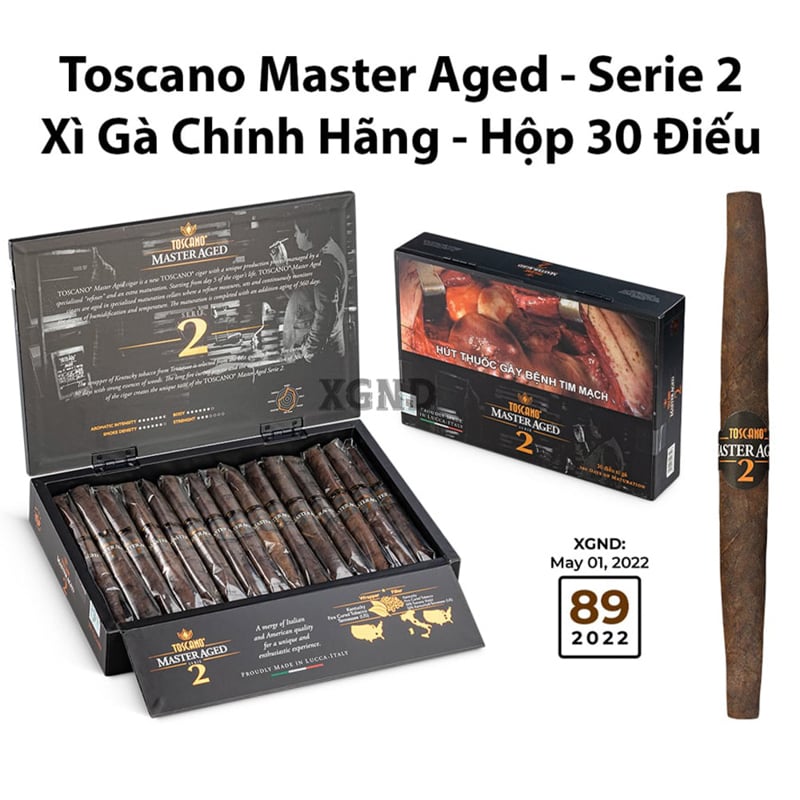 Cigar Toscano Master Aged Serie 2 - Xì Gà Chính Hãng