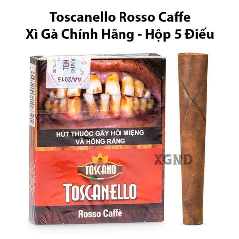 Cigar Mini Toscano Toscanello Rosso Caffè - Xì Gà Sữa Chính Hãng