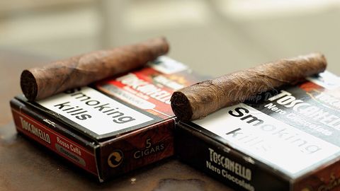 Cigar Mini Toscano Toscanello Rosso Caffe Cappuccino - Xì Gà Sữa Ý Chính Hãng