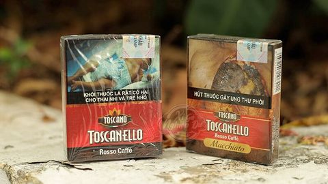 Cigar Mini Toscano Toscanello Rosso Caffè - Xì Gà Sữa Chính Hãng