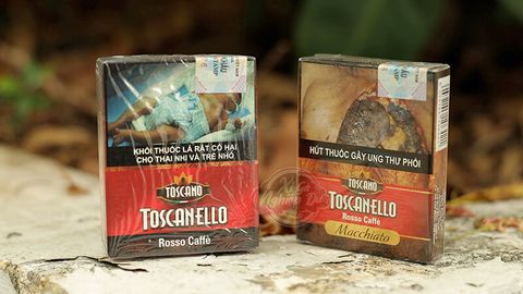 Cigar Mini Toscano Toscanello Rosso Macchiato - Xì Gà Sữa Chính Hãng