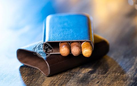 Bao Da Đựng Xì Gà Du Lịch Toscano - Phụ Kiện Bảo Quản Xì Gà Giá Rẻ