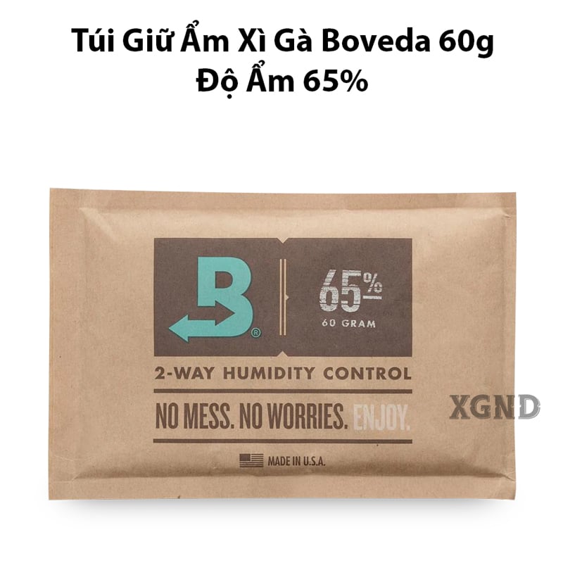 Gói Giữ Ẩm Xì Gà Boveda 60g Độ Ẩm 65% - Phụ Kiện Hút Ẩm Cho Xì Gà
