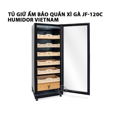 Tủ Ủ Xì Gà Chuyên Dụng JF-120C - Humidor Điện Tủ Bảo Quản Xì Gà