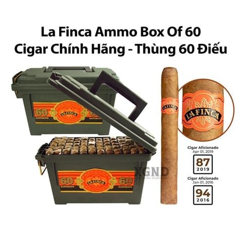 Cigar La Finca Ammo Box 60 Count - Xì Gà Chính Hãng