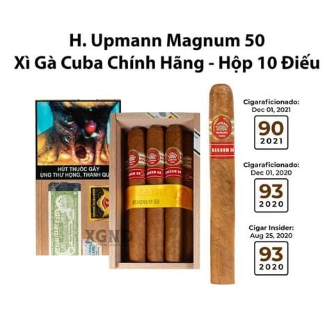 Cigar Cuba H Upmann Magnum 50 - Xì Gà Cuba Chính Hãng