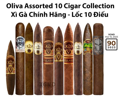 Cigar Oliva Assorted 10 Cigar Collection - Lốc 10 Điếu Xì Gà Chính Hãng