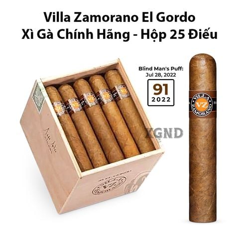Cigar Villa Zamorano El Gordo - Xì gà Honduras Chính hãng
