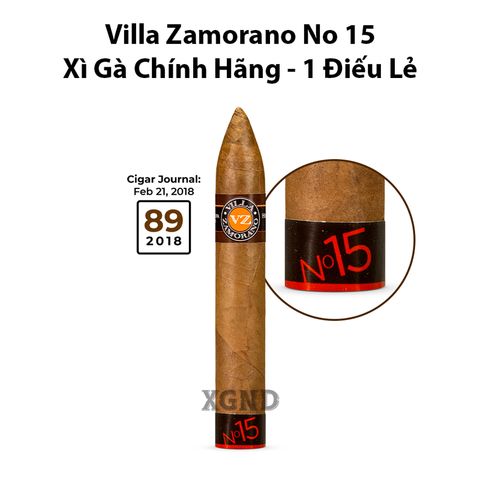 Cigar Villa Zamorano No 15 - Xì Gà Honduras Chính hãng