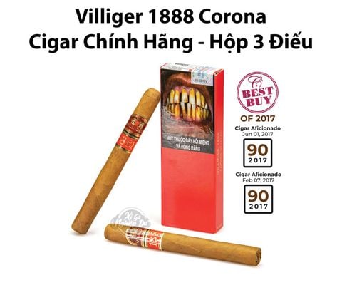 Cigar Villiger 1888 Corona - Xì Gà Dominica Chính Hãng