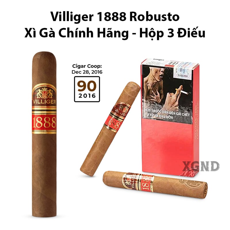 Cigar Villiger 1888 Robusto - Xì Gà Dominica Chính Hãng