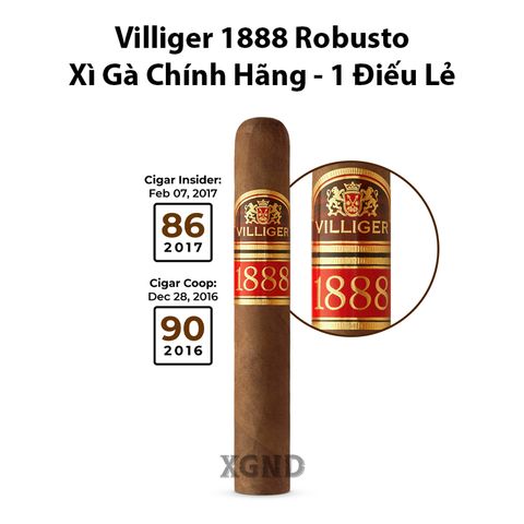 Cigar Villiger 1888 Robusto - Xì Gà Dominica Chính Hãng