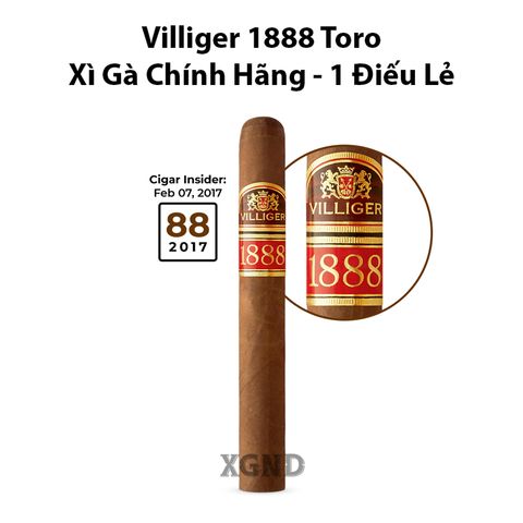 Cigar Villiger 1888 Toro - Xì Gà Dominica Chính Hãng