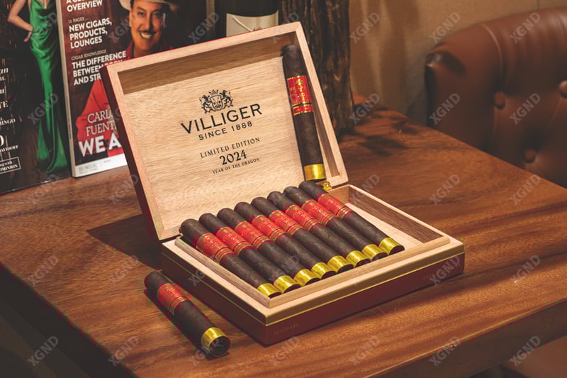 Cigar Villiger 1888 Gran Toro Year Of The Dragon Limited Edition 2024 - Xì Gà Chính Hãng
