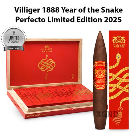 Cigar Villiger 1888 Perfecto Year Of The Snake Limited Edition 2025 - Xì Gà Chính Hãng