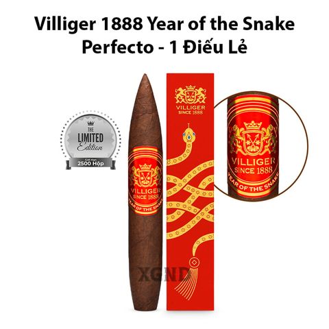 Cigar Villiger 1888 Perfecto Year Of The Snake Limited Edition 2025 - Xì Gà Chính Hãng
