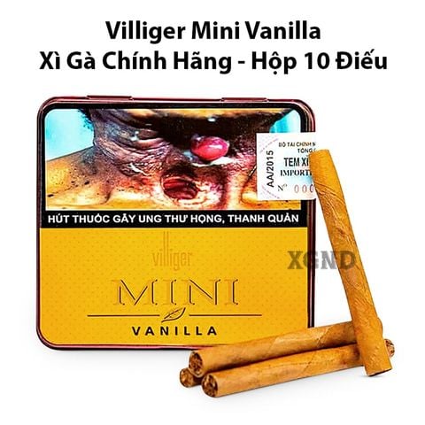 Cigar Villiger Mini Vanilla - Xì Gà Mini Đức Chính hãng