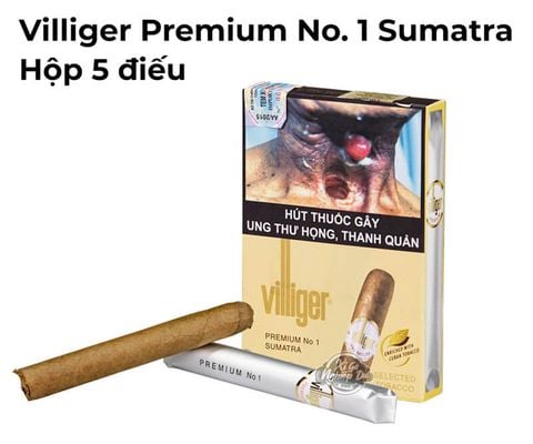 Cigar Villiger Premium No 1 Sumatra - Xì Gà Mini Chính Hãng