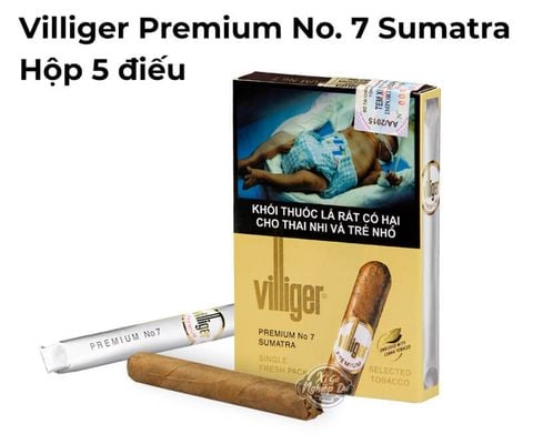 Cigar Villiger Premium No 7 Sumatra - Xì Gà Mini Chính Hãng