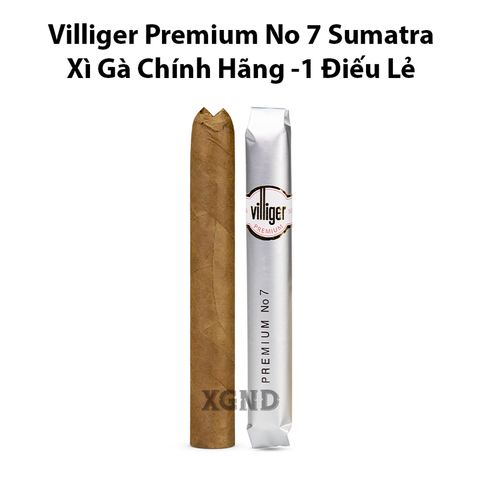 Cigar Villiger Premium No 7 Sumatra - Xì Gà Mini Chính Hãng