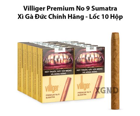Cigar Villiger Premium No 9 Sumatra - Xì Gà Đức Chính Hãng