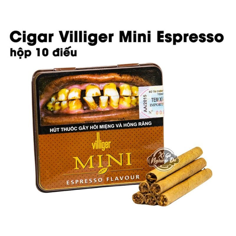 Villiger Mini Espresso - Xì gà Mini Đức Chính hãng