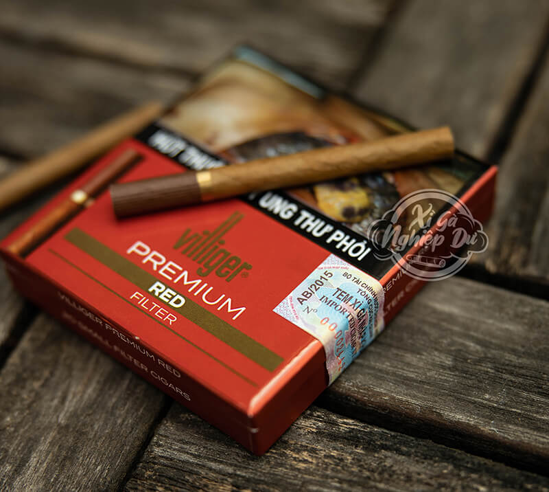 Cigar Villiger Premium Red Filter - Xì Gà Mini Chính Hãng