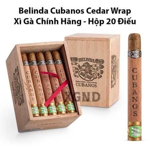 Cigar Belinda Cubanos Cedar Wrap - Xì Gà Chính Hãng