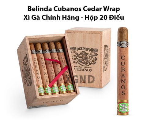 Cigar Belinda Cubanos Cedar Wrap - Xì Gà Chính Hãng