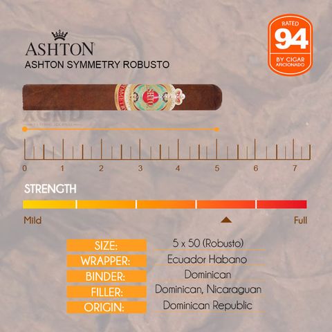 Cigar Ashton Symmetry Robusto - Xì Gà Chính Hãng