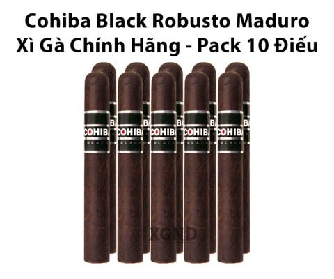 Cigar Cohiba Black Robusto Maduro - Xì Gà Chính Hãng