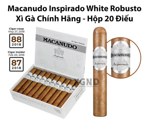 Cigar Macanudo Inspirado White Robusto - Xì Gà Chính Hãng