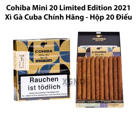 Cigar Cohiba Cigarillos Mini Limited Edition 2021 - Xì gà Cuba Chính Hãng