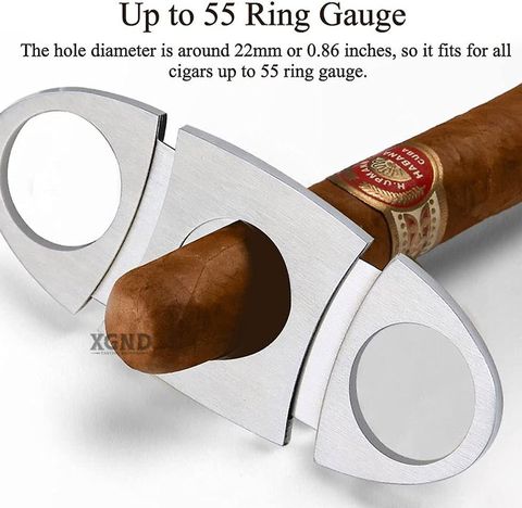 Dao Cắt Xì Gà Inox - Dụng Cụ Cắt Cigar Chính Hãng