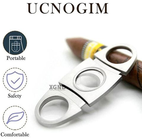 Dao Cắt Xì Gà Inox - Dụng Cụ Cắt Cigar Chính Hãng