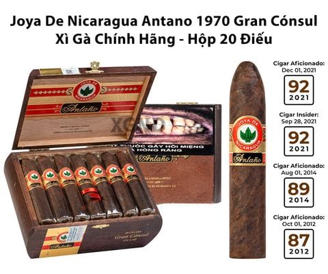 Cigar Joya De Nicaragua Antano 1970 Gran Consul - Xì Gà Chính Hãng