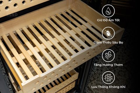 Tủ Bảo Quản Xì Gà XGND JF-288C - Humidor Điện Ủ Cigar Chuyên Dụng