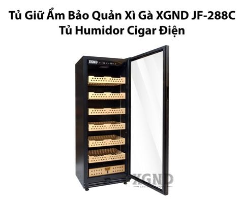 Tủ Giữ Ẩm Bảo Quản Xì Gà XGND JF-288C - Tủ Humidor Cigar Điện
