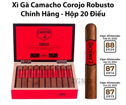 Cigar Camacho Corojo Robusto - Xì Gà Honduras Chính Hãng